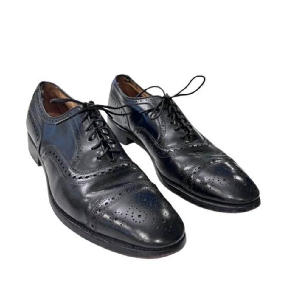 Allen Edmonds Strand Men’s Black Shoes Size 9.5 A Lace‎ Up Office Formal